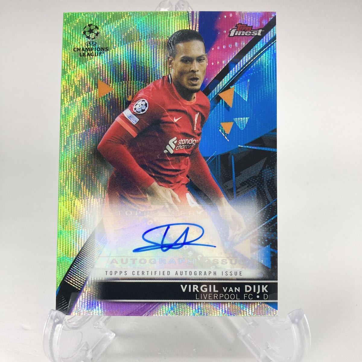 ファン・ダイク 直筆サイン 2019-20 Topps Museum Collection UEFA