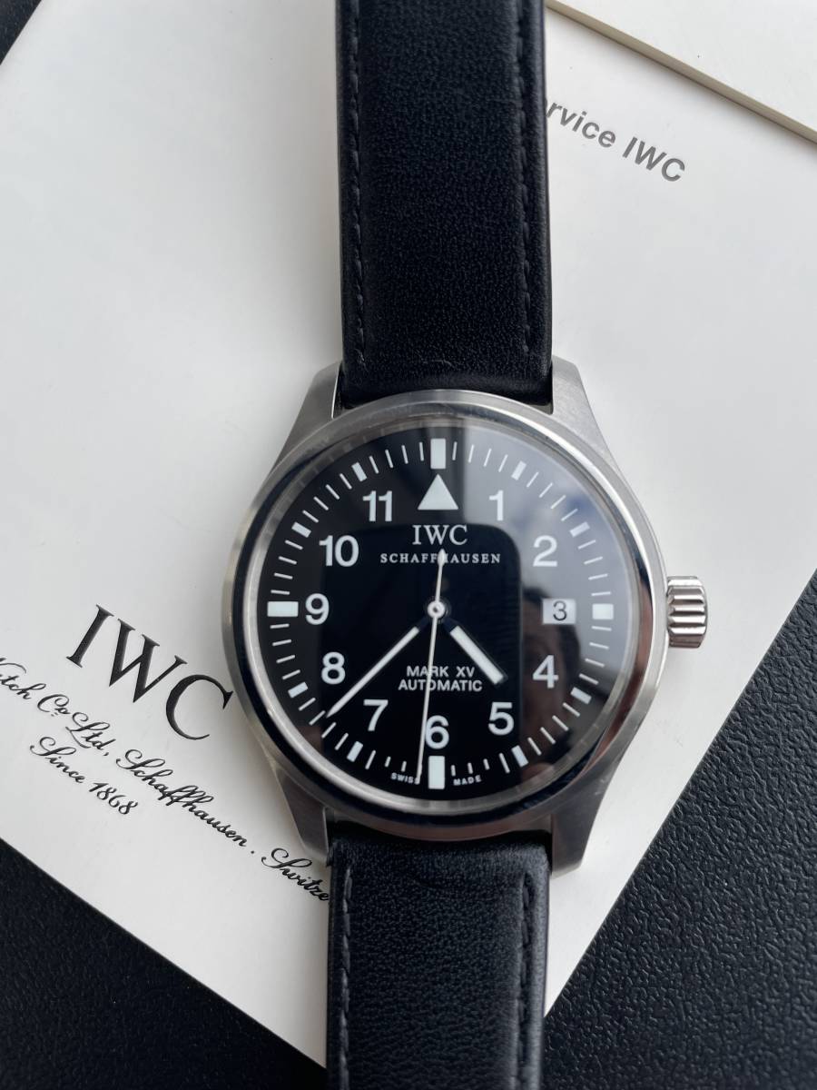 IWC パイロットウォッチ マーク15 IW325301 箱、保証書付き 美品  