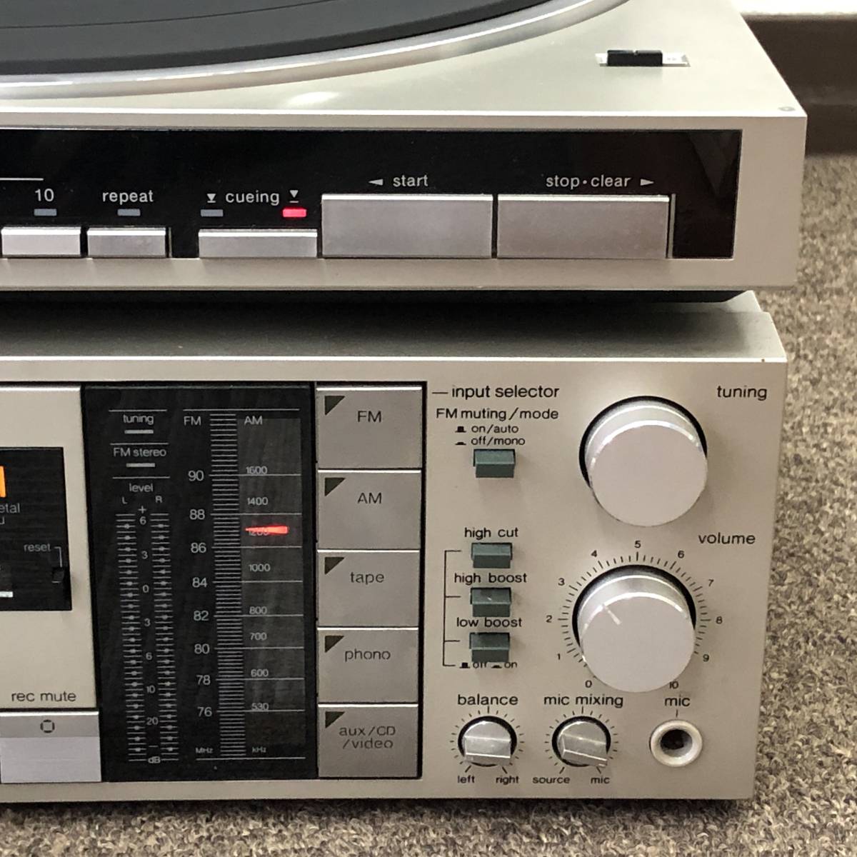 Technics テクニクス SA-K6 SL-6 FM/AM ステレオカセットレシーバー