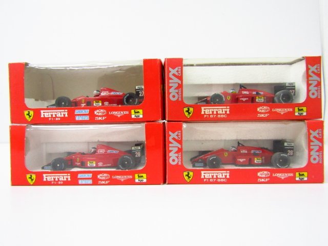 ONYX MODEL CARS F1 フェラーリ 4個 セット ミニカー ※ジャンク品