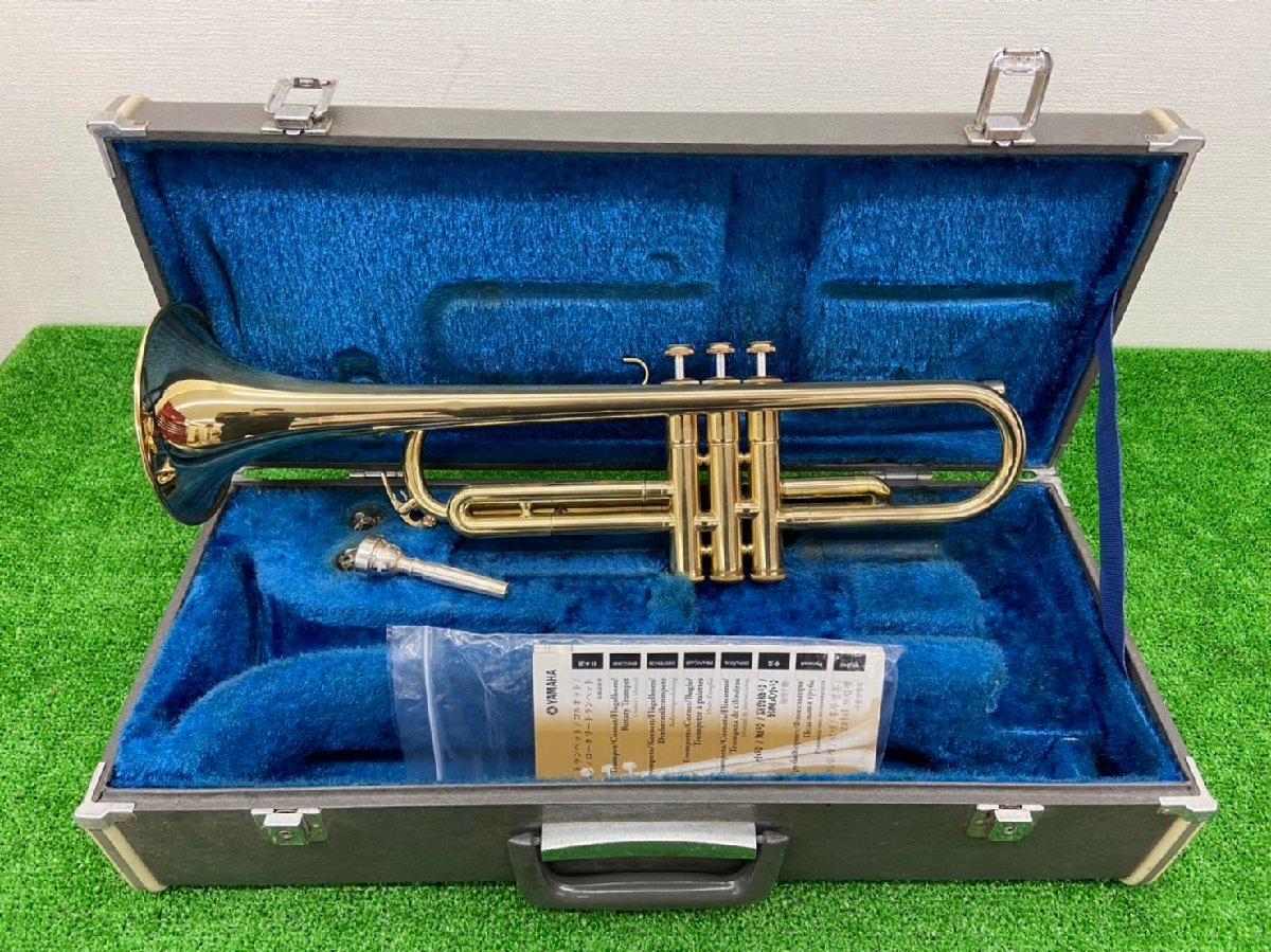 現状品) YAMAHA ヤマハ トランペット YTR-334S マウスピース1本/ハード