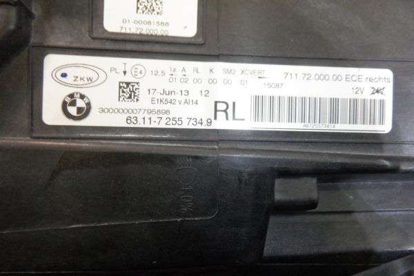 OATM2Yg05★F06★F12★F13★BMW★6シリーズ★640i★650i★★ヘッドライト★★右★LED★63.11-7 255 734.9★迅速発送★送料安い★ BMW - 0 F12&frasl; F06&frasl; splitter
