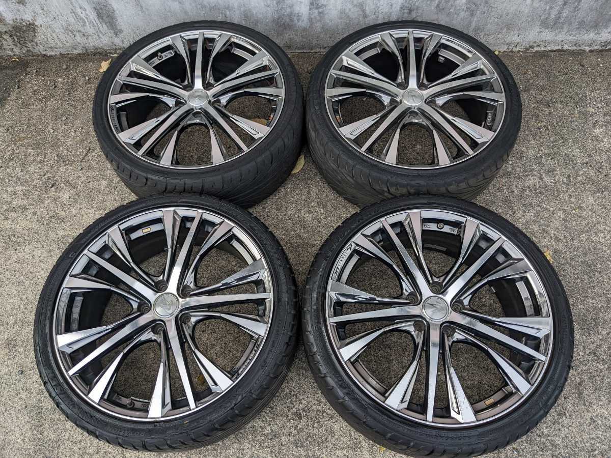 レオニスホイール 19インチ、 タイヤホイールセット 5穴7.5j PCD114.3 