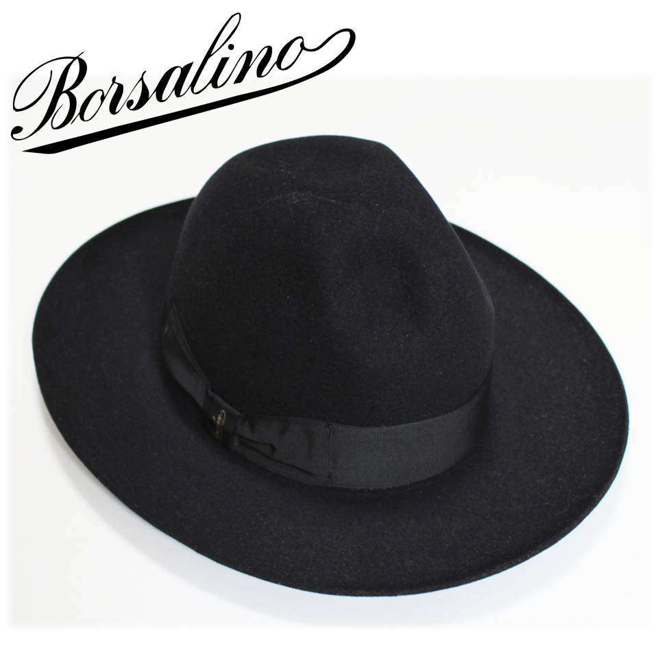 全国無料，新作登場 ボルサリーノ 定価70 400円 イタリア製 高級ラビットファー フェルトハット 中折れウールハット ワイドブリム 58 M A7028(ソフト帽)｜売買されたオークション情報、yahooの商品情報をアーカイブ ソフト帽