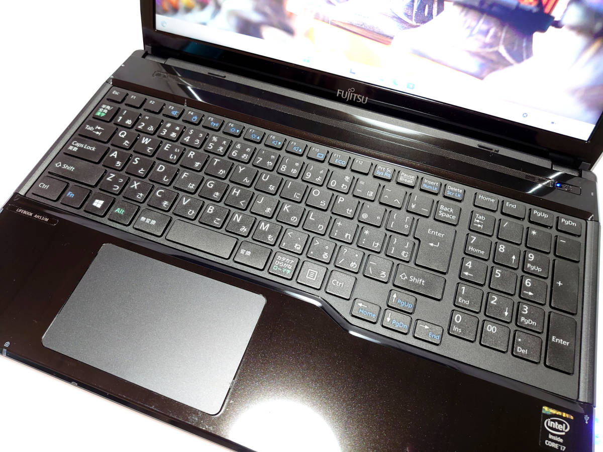 新品SSD512GB☆最強i7】Windows11☆富士通 AH53/M☆Core i7-3.20GHz