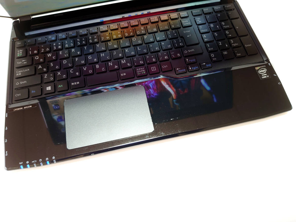 新品SSD512GB☆最強i7】Windows11☆富士通 AH53/M☆Core i7-3.20GHz