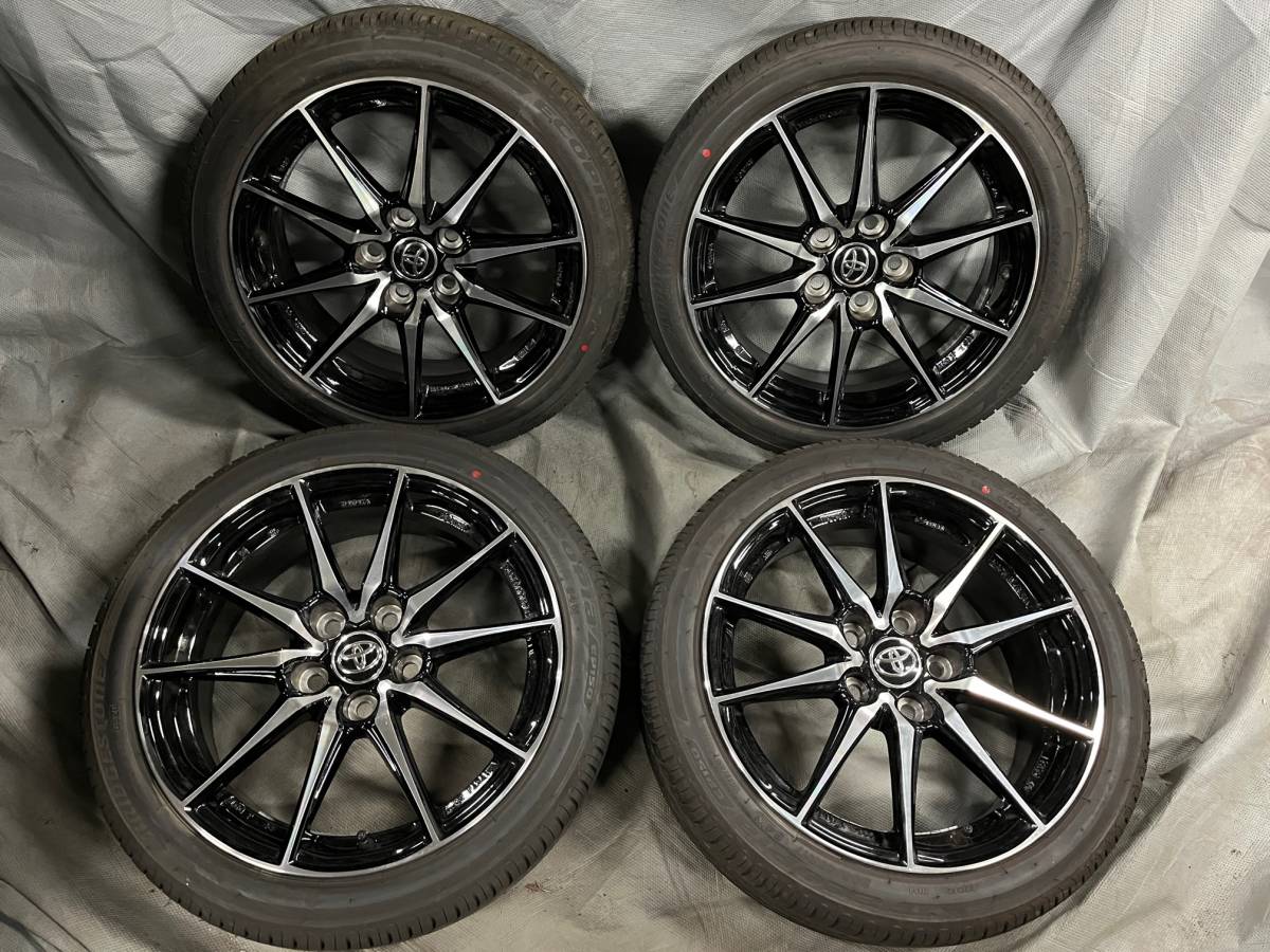 【GRヤリス純正】【ENKEI】 エンケイ製 17インチ 7.0j 7j off 40 114.3 5h【タイヤ】 205/45 R17 エコピア 中古 4本セット