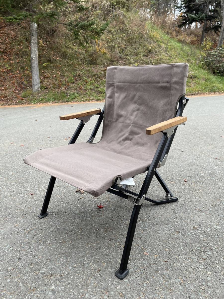 スノーピークsnowpeak ローチェア ショート グレー 美品 1脚 専用