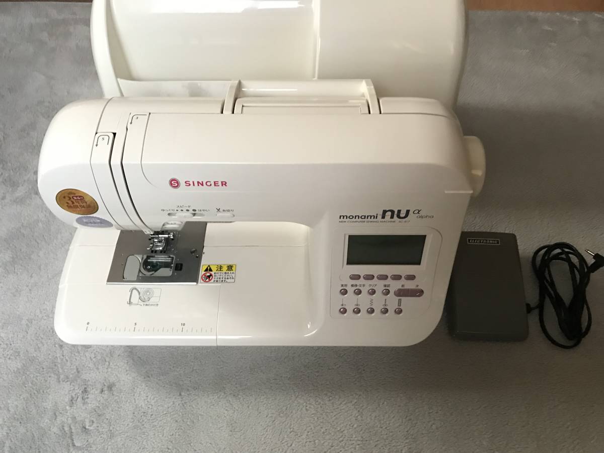 シンガー コンピューターミシン モナミヌウアルファ SC-317 ジャンク 