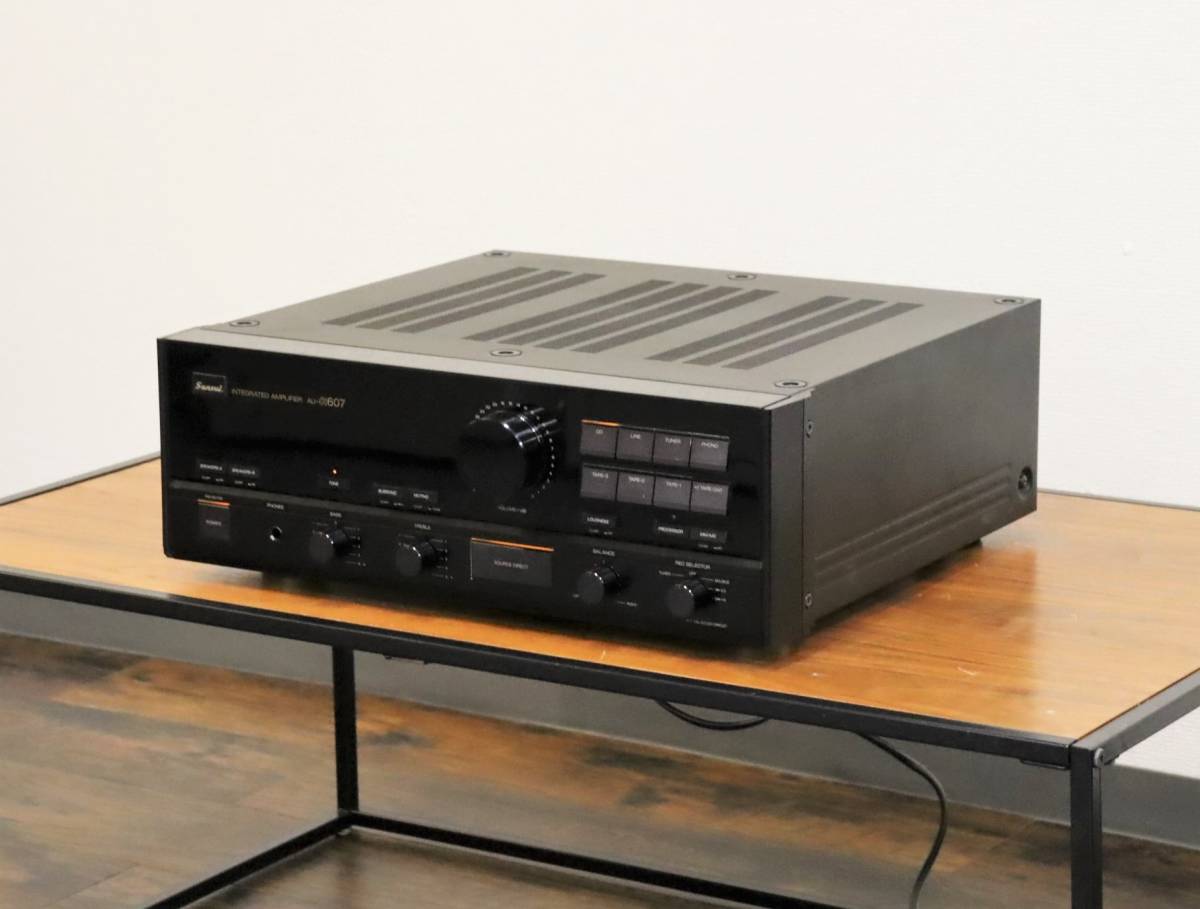 SANSUI サンスイ プリメインアンプ AU-607 音出しOK Sansui 公式通販