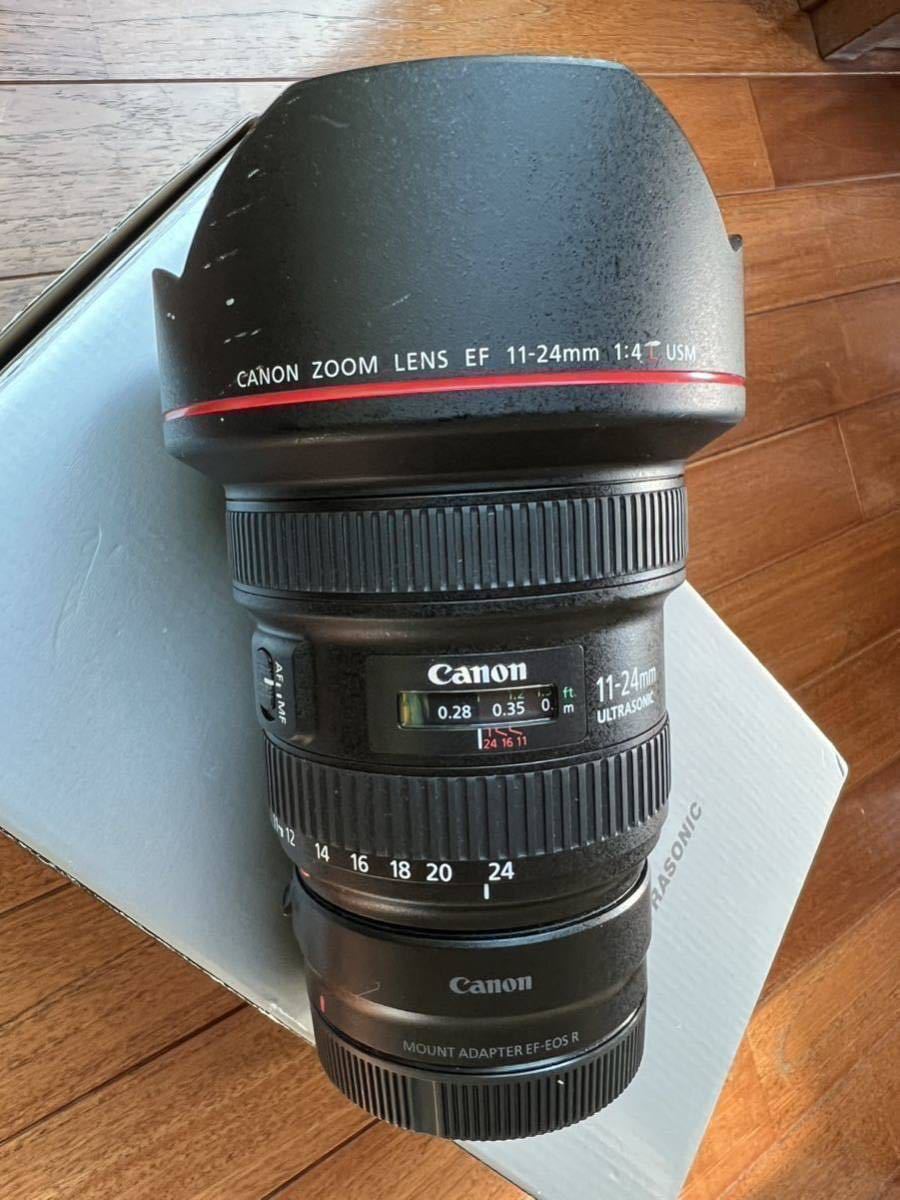Canon 超広角レンズ EF11-24mm F4L USM フルサイズ対応 EF11-24L 1週間使用