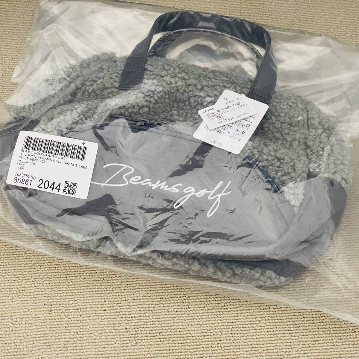 【新品・未使用】【タグ付き】ビームスゴルフ ボア カートバッグ 未使用品 タグ付き BEAMS GOLF 保温付き ボア カートバッグ ミニ