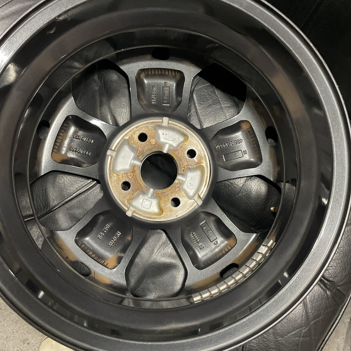 スズキ ハスラー 純正 ホイール 1本 ＳＵＺＵＫＩ 15インチ 15×4.5J 4H 単品 中古ホイール 4.5Ｊ 15インチ× １本 送料無料ハスラー純正ホイール C6