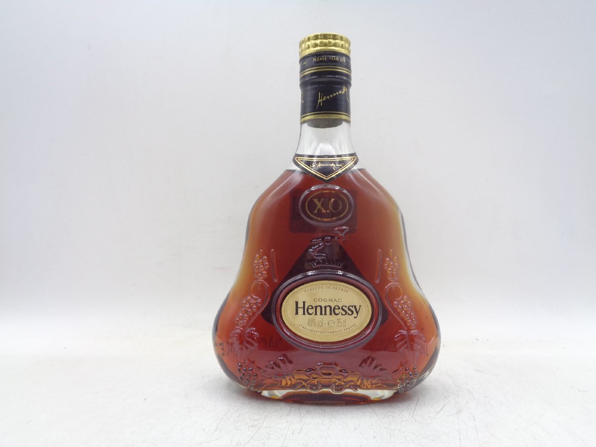 ハーフボトル HENNESSY XO ヘネシー 金キャップ コニャック ブランデー