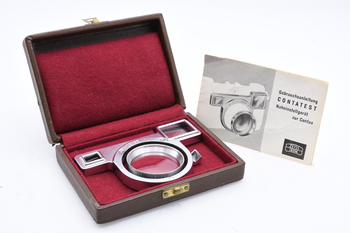 ZeissIkon CONTATEST 443 Stuttgart CONTAX IIa IIIa用接写アクセサリー ツァイスイコン カメラアクセサリ 元箱 説明書付き ■05622