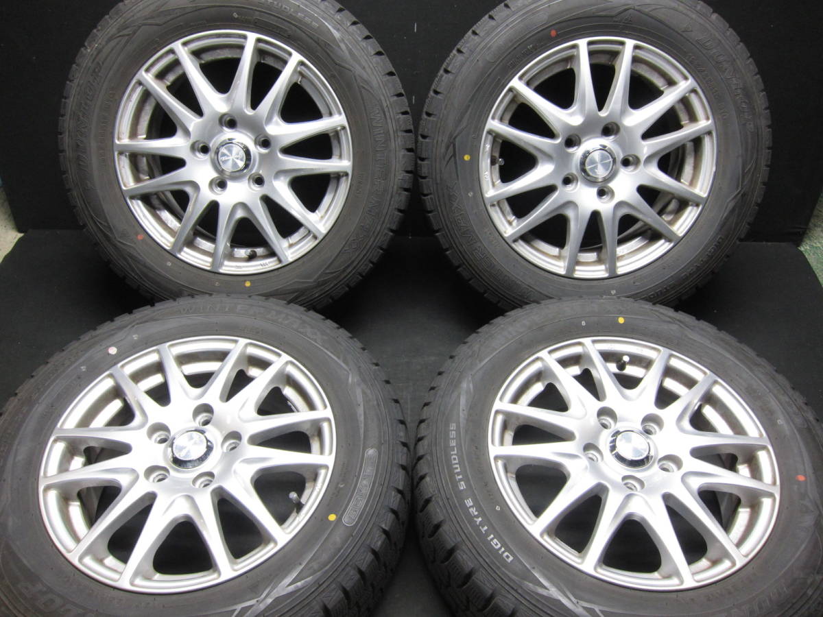 社外アルミ ダンロップ 195/65R15 ノア ヴォクシー アクセラ 