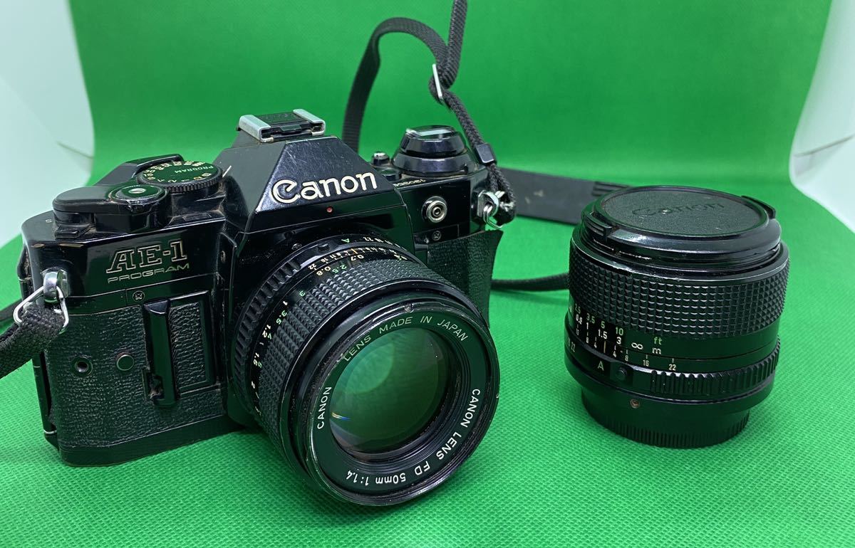 AE-1 Canon PROGRAM × ＋ 現状品 【1円～】Canon キャノン AE-1