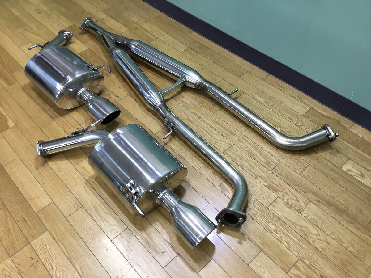 1円スタート 日産 Y51 フーガ 前期 社外 インパル リア マフラー JATA
