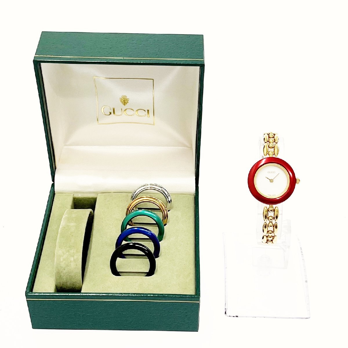 グッチ GUCCI 11⁄12.2 白文字盤 0 GUCCI⁄グッチ 【1円スタート】GUCCI