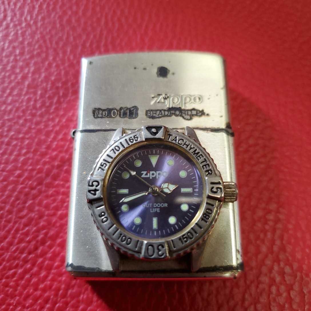 ジッポ ライター 羅針盤 時計 2876□ZIPPO OUT DOOR LIFE TACHYMETER 