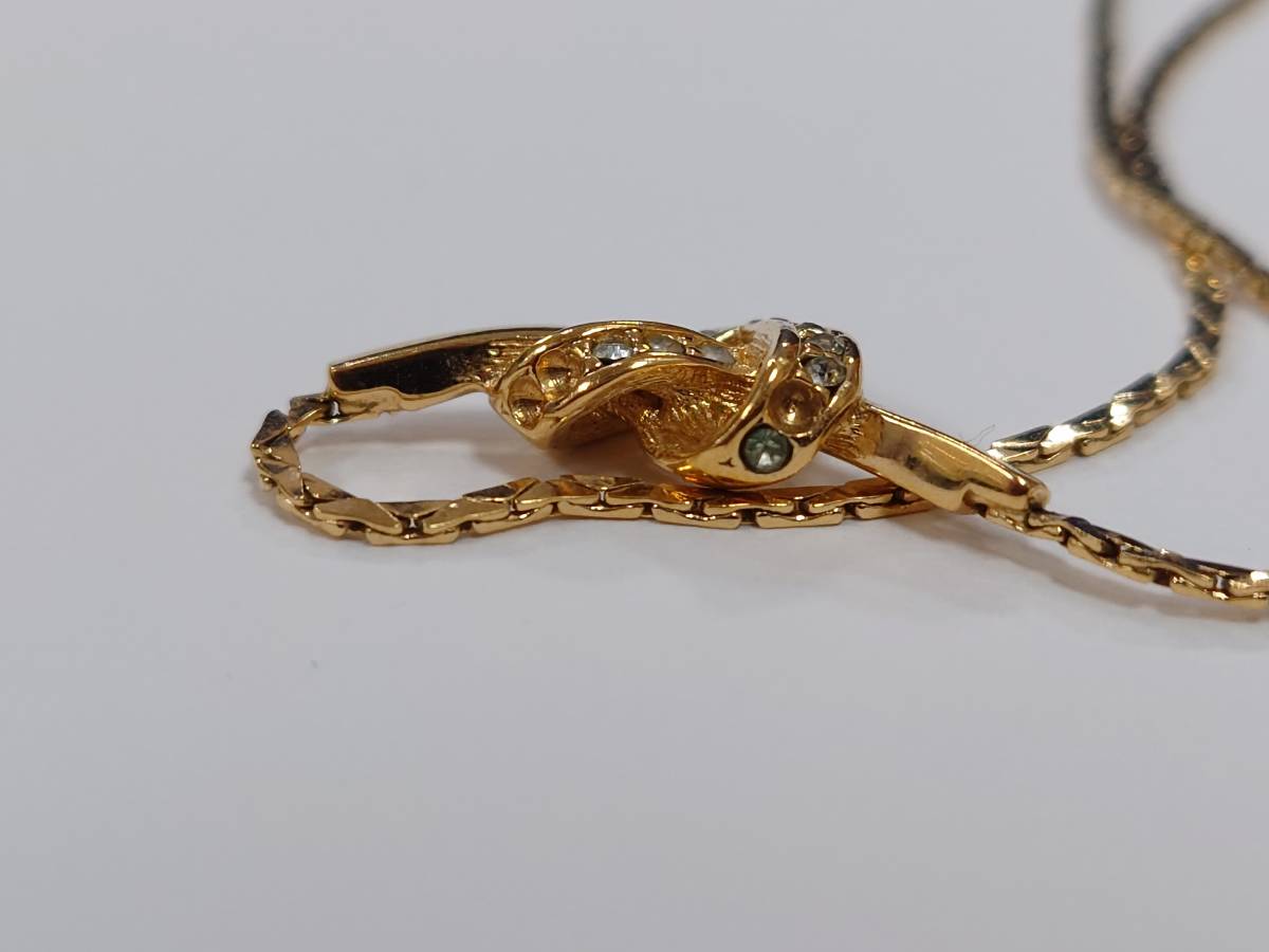 51314 Christian Dior ディオール ラインストーン ハートモチーフ 