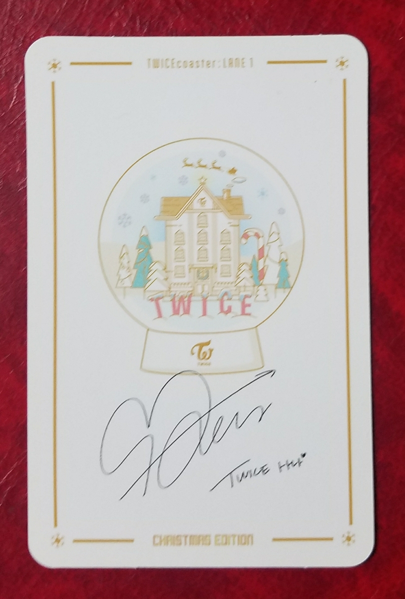TWICE サナ TWICEcoaster LANE1 クリスマス・エディション トレカ 韓国 