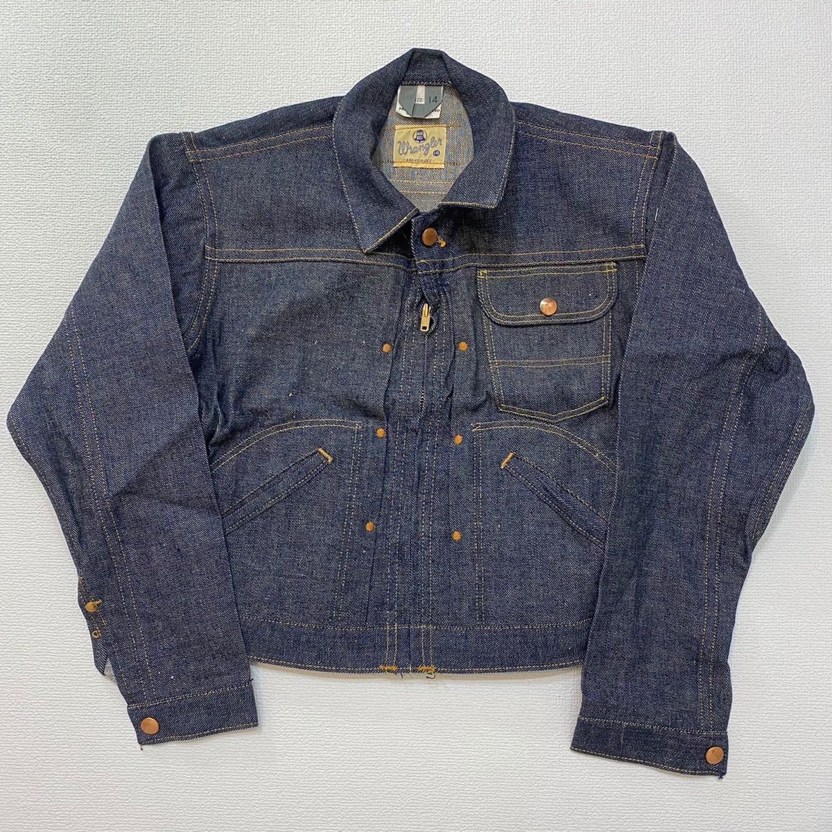 K143 希少 アメリカ 製 デッドストック ブルーベル Wrangler ジップ 