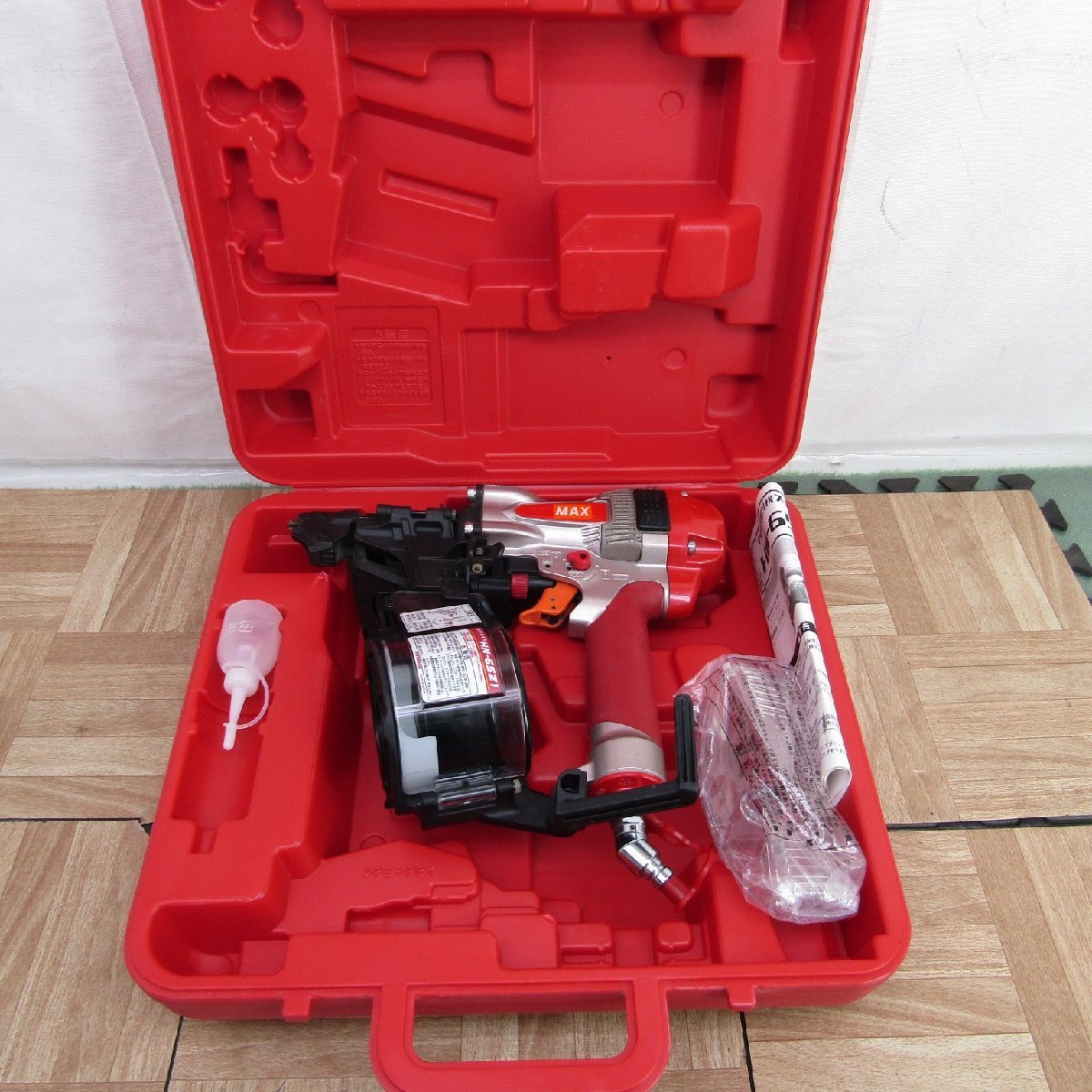高品質，大得価 格安出品 マックス MAX 高圧エア釘打ち機 HN-65Z1(エア釘打機)｜売買されたオークション情報、yahooの商品情報をアーカイブ公開 - オークファン エア釘打機