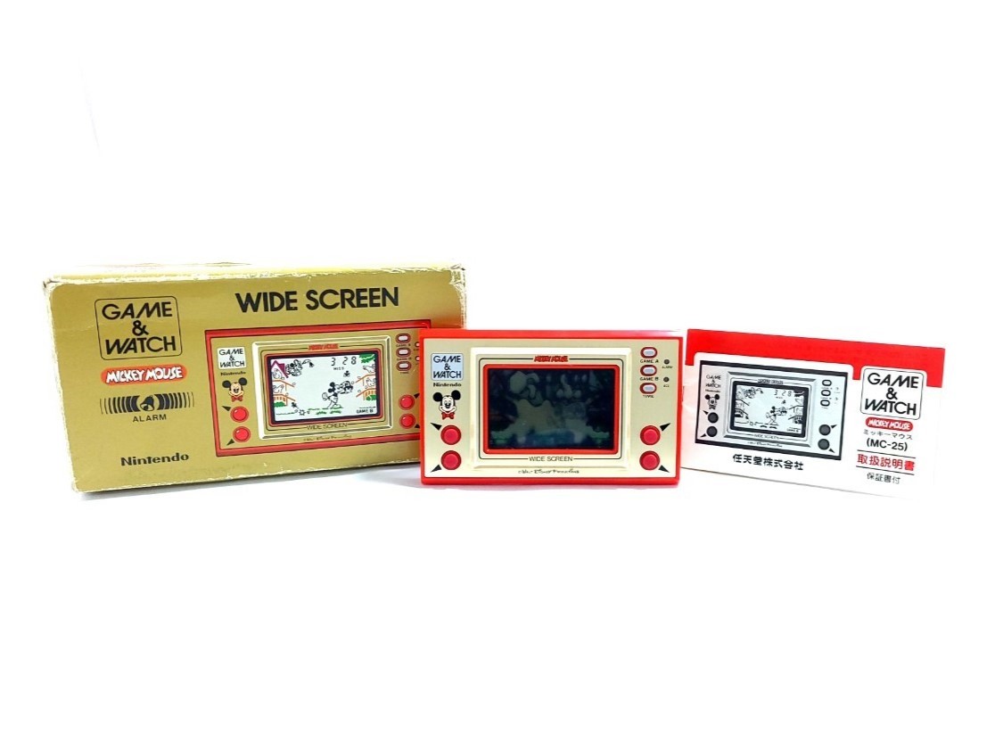 □【ジャンク品】任天堂 GAME＆WATCH/ゲームウォッチ ミッキーマウス  