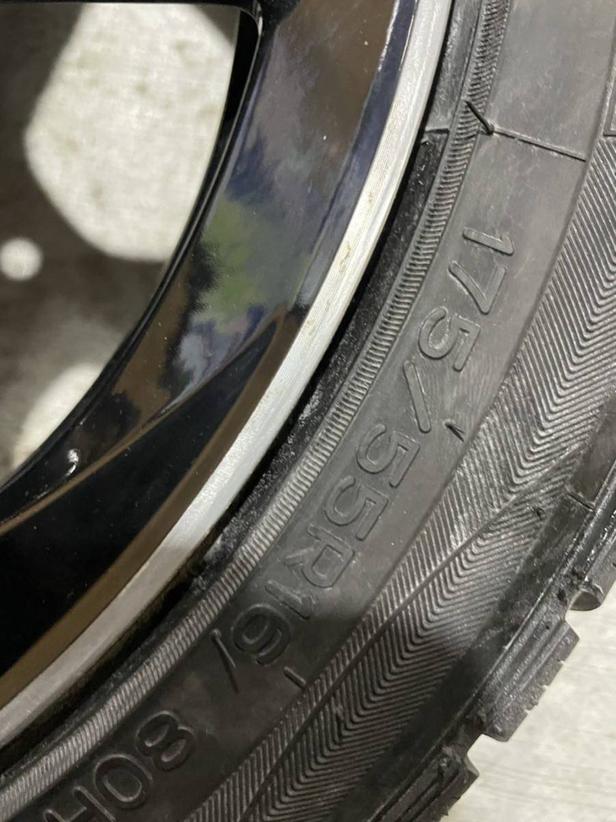 S660 純正ホイール アルミ 4本セット タイヤ付 スタッドレス ガリ傷