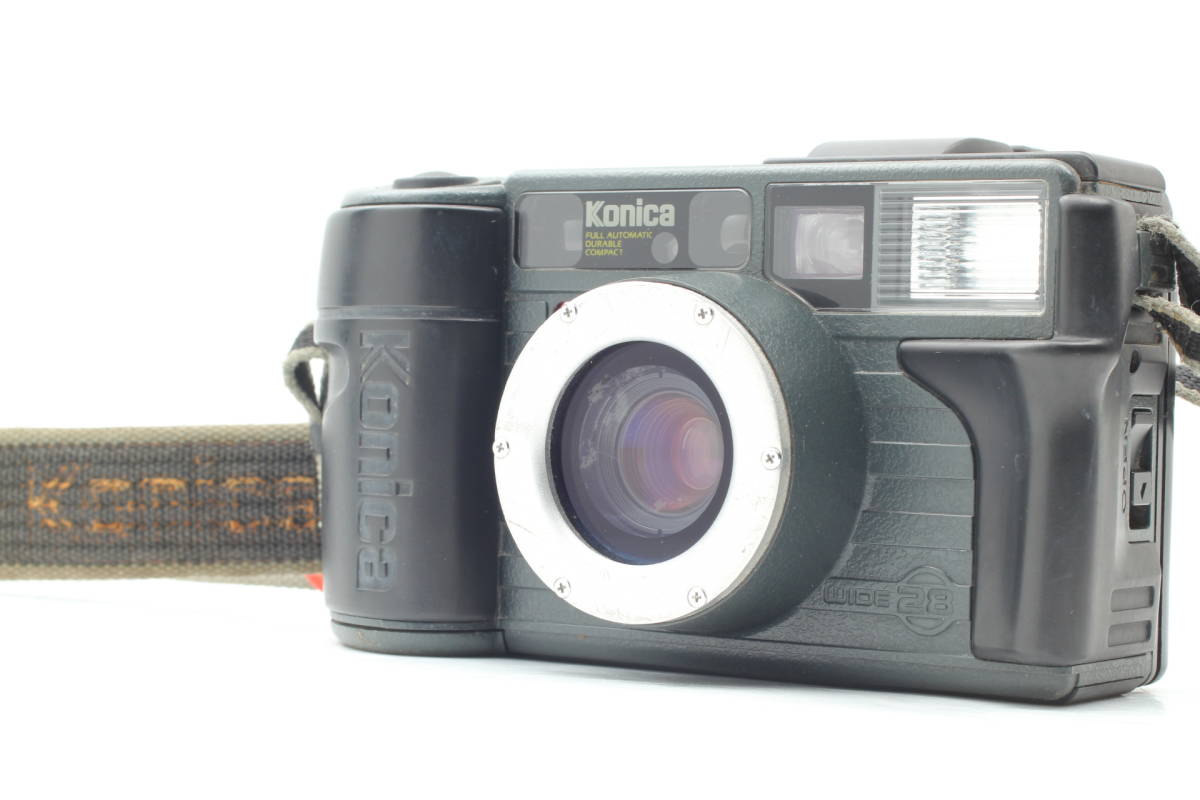 ◇実用品◇ コニカ KONICA 現場監督 WIDE 28 フイルムカメラ レンジ