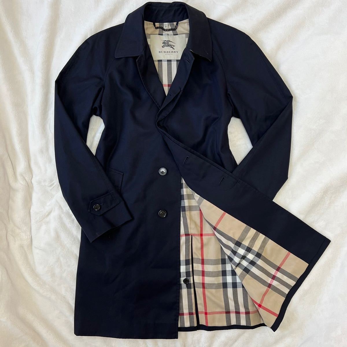☆極美品☆定価16万☆BURBERRY LONDON ステンカラーコート ジャケット 