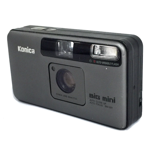 Konica BiG mini BM-201 35mm F3.5 コンパクトフィルムカメラ 通電確認