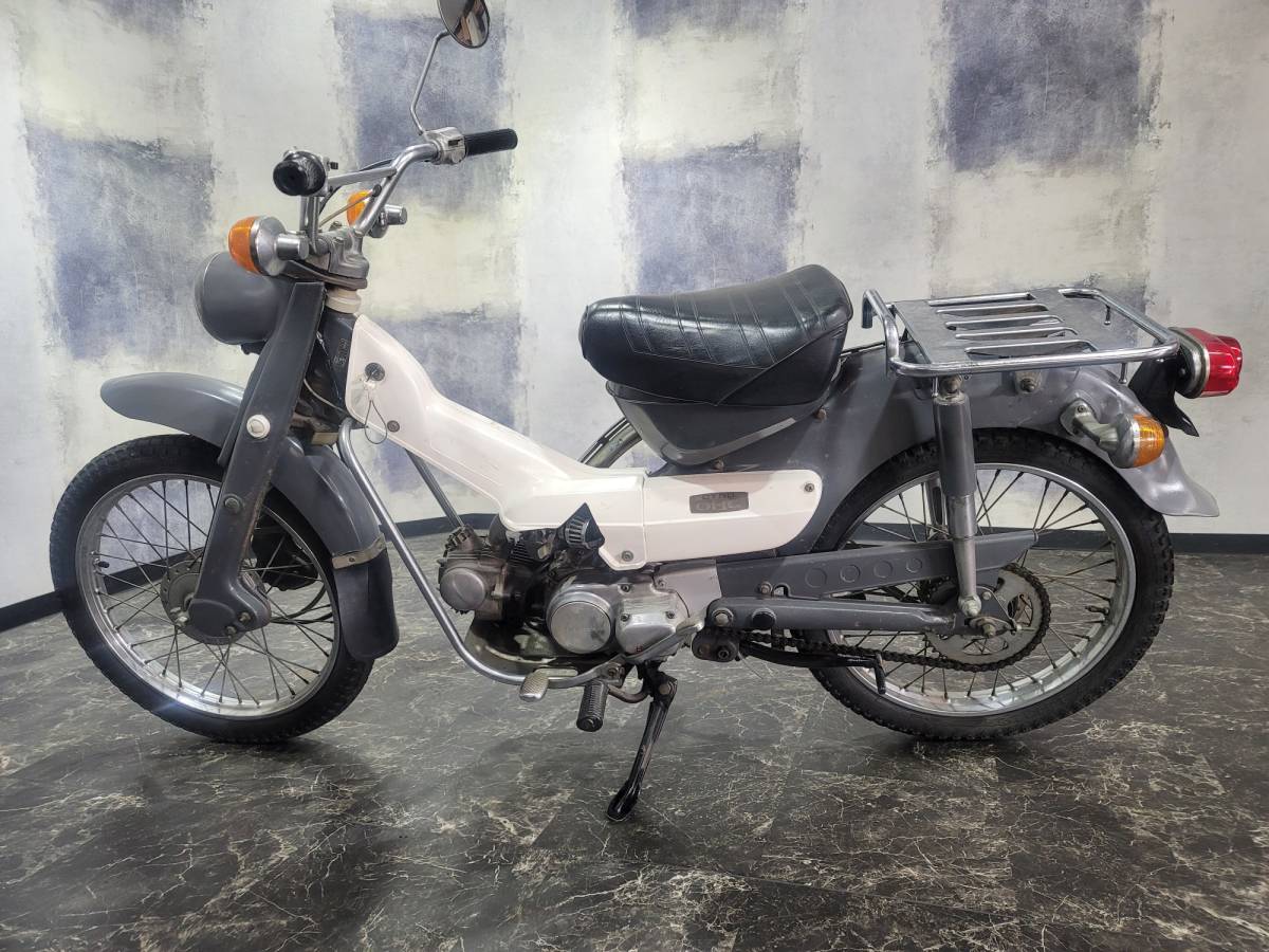 CT50 希少☆ハンターカブ☆名車HONDA １９６８年式☆売り切りスタート みんなの単気筒」私の愛車紹介：初代ハンターカブ！HONDA ハンターカブ Yahoo!オークション - HONDA 1968年製 Hunter Cub スターズトレーディング の販売情報 ハンターカブCT50&frasl;ホンダ 絶版名車解説ホンダ「CT50」1968年｜二輪車で初めてとなる副変速機 副変速機を装備する
