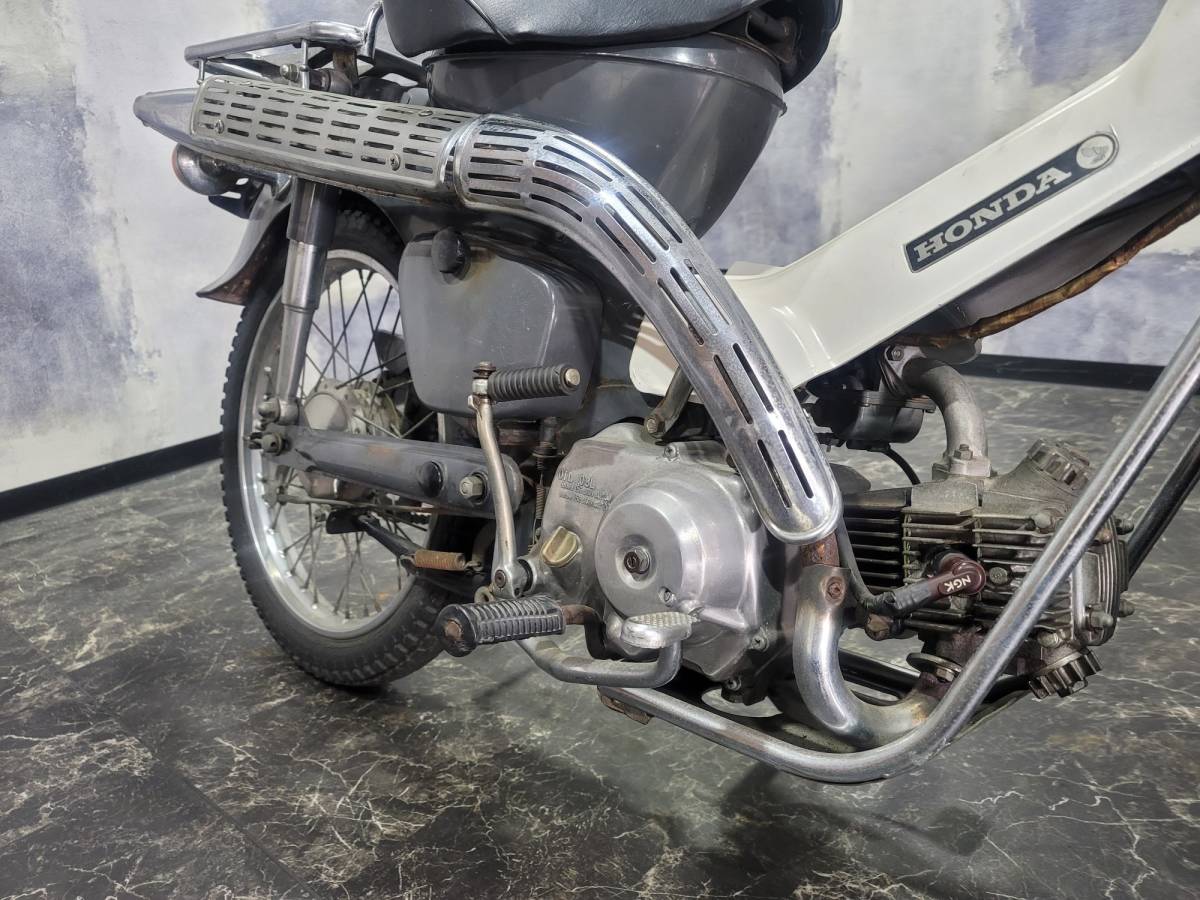 CT50 希少☆ハンターカブ☆名車HONDA １９６８年式☆売り切りスタート みんなの単気筒」私の愛車紹介：初代ハンターカブ！HONDA ハンターカブ Yahoo!オークション - HONDA 1968年製 Hunter Cub スターズトレーディング の販売情報 ハンターカブCT50&frasl;ホンダ 絶版名車解説ホンダ「CT50」1968年｜二輪車で初めてとなる副変速機 副変速機を装備する