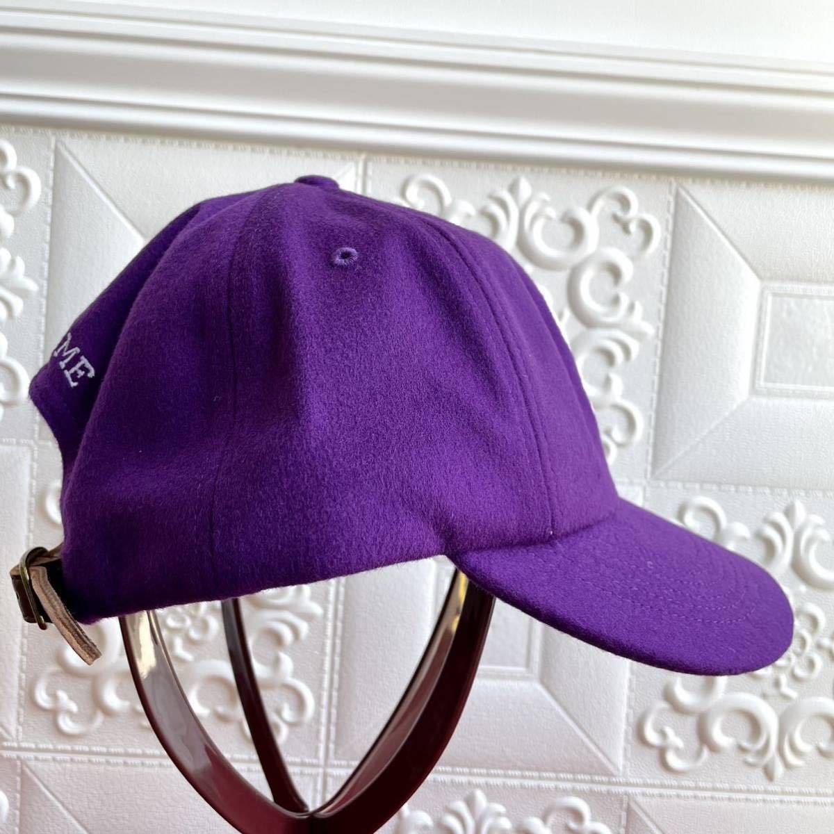 ◇新品未使用◇Supreme Wool S Logo 6-Panel Purple シュプリーム