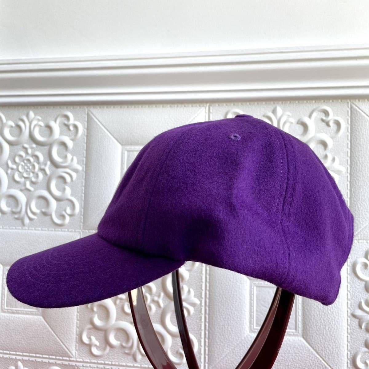 ◇新品未使用◇Supreme Wool S Logo 6-Panel Purple シュプリーム