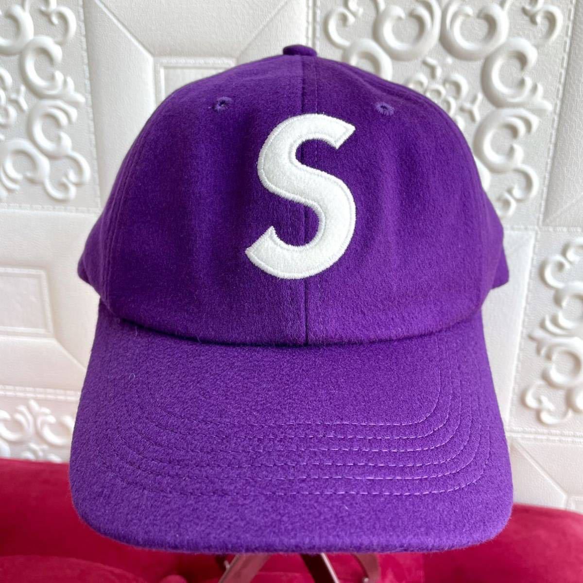 ◇新品未使用◇Supreme Wool S Logo 6-Panel Purple シュプリーム