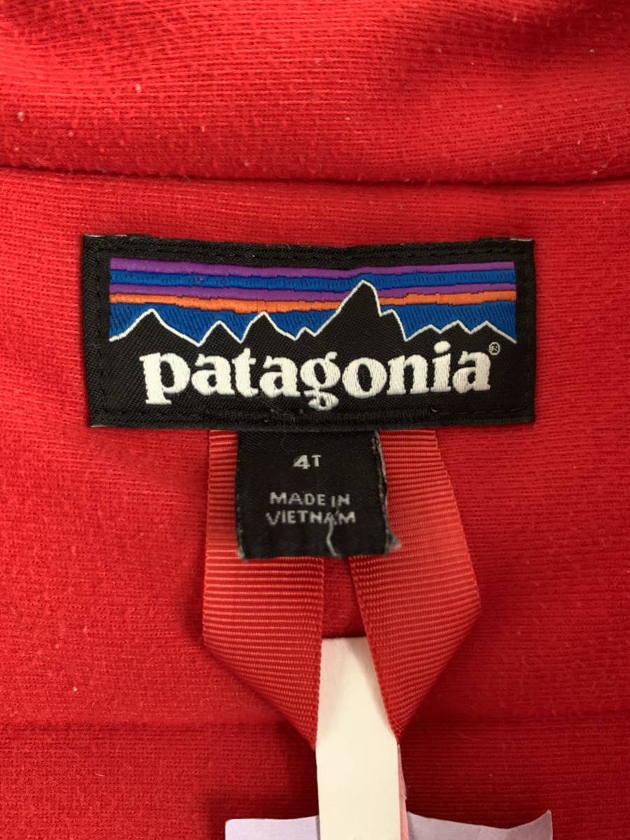 パタゴニア キッズスノーパイルワンピース 4T ☆スノーウェア/スキーウェア