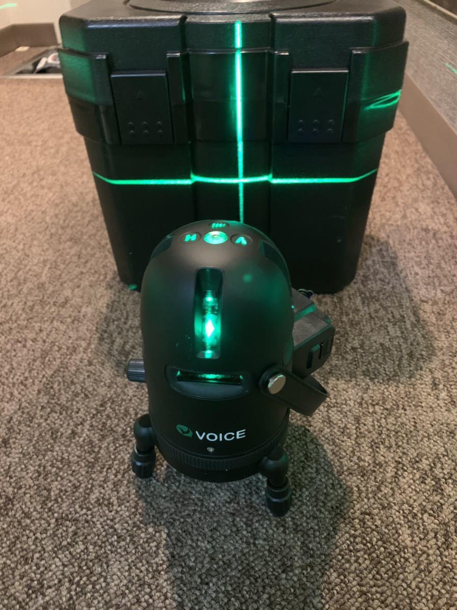 VOICE フルライングリーンレーザー墨出し器 Model-G8 フルライン 遠隔操作 タッチスイッチ_2