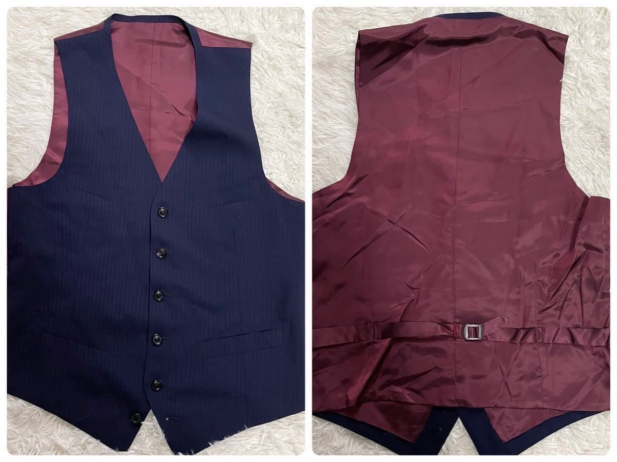 azabu tailor /グランドマーキー生地 3ピース スーツ セットアップ azabu tailor /グランドマーキー生地 3ピース スーツ セットアップ