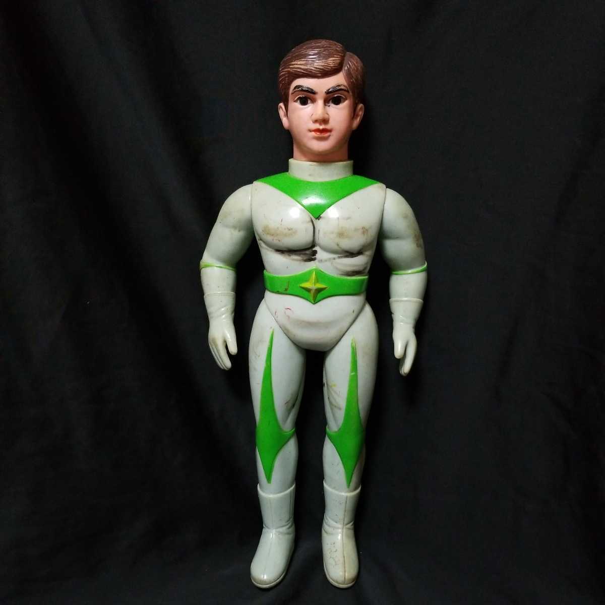 希少・当時物】ブルマァク ミラーマン 大サイズ ソフビ 全高約29cm