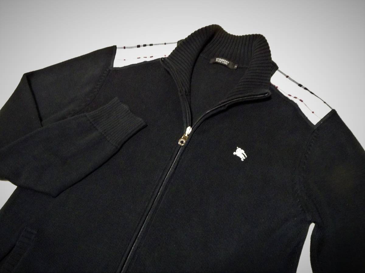 バーバリー ブラックレーベル ニットパーカー BURBERRY BLACK LABEL 