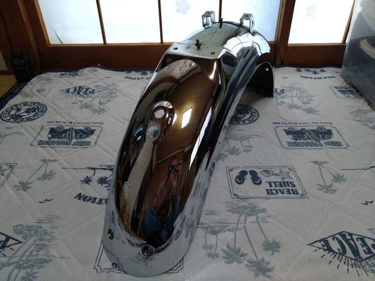 カワサキW650 純正リアフェンダー、テールランプ付き w650リア