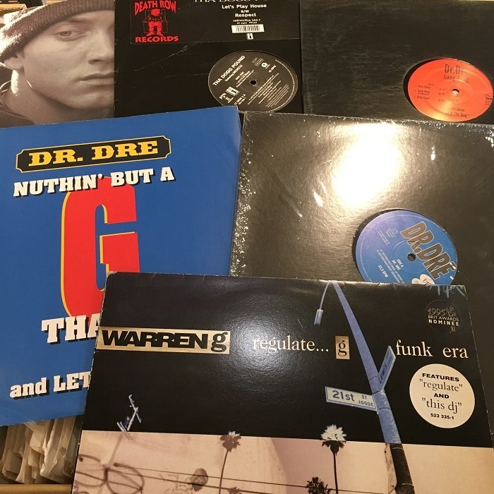 Hop Hip Rap Vinyl Classic Single 12-inch Records W⁄MC Lot of (12