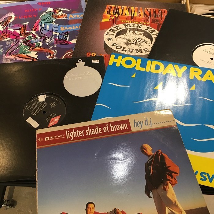 Hop Hip Rap Vinyl Classic Single 12-inch Records W⁄MC Lot of (12