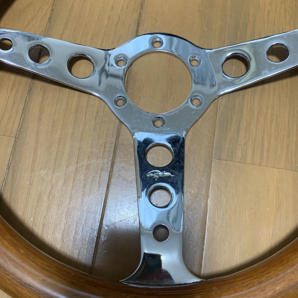 美品】Payton ウッド ステアリングホイール 直径36cm ☆PAYTON