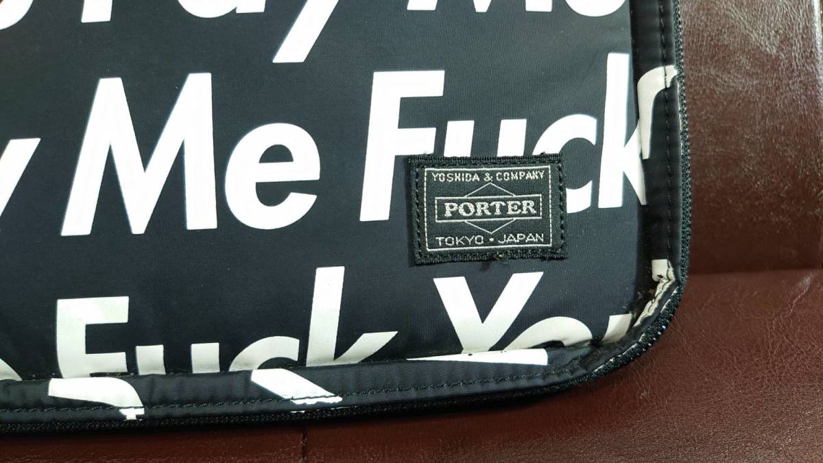 レア物】Supreme × Porter Fuck You Pay Me iPad case シュプリーム