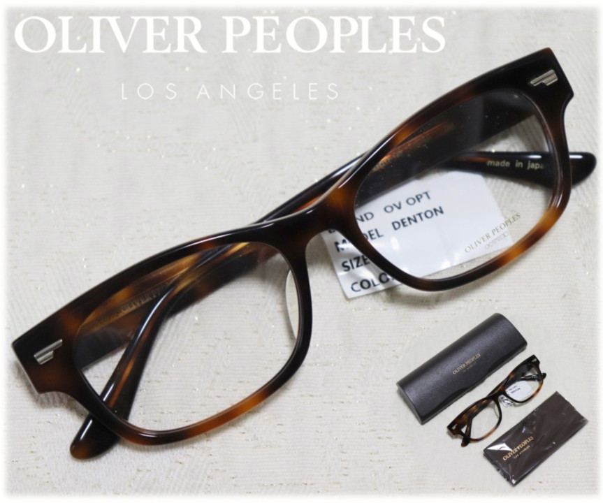 【爆買い，新品】 タグ付き OLIVER PEOPLES オリバーピープルズ Denton DM 名作ウェリントン型 メガネフレーム v1926 男女兼用(フルリム)｜売買されたオークション情報、yahooの商品情報をアーカイブ公開 - オークファ フルリム