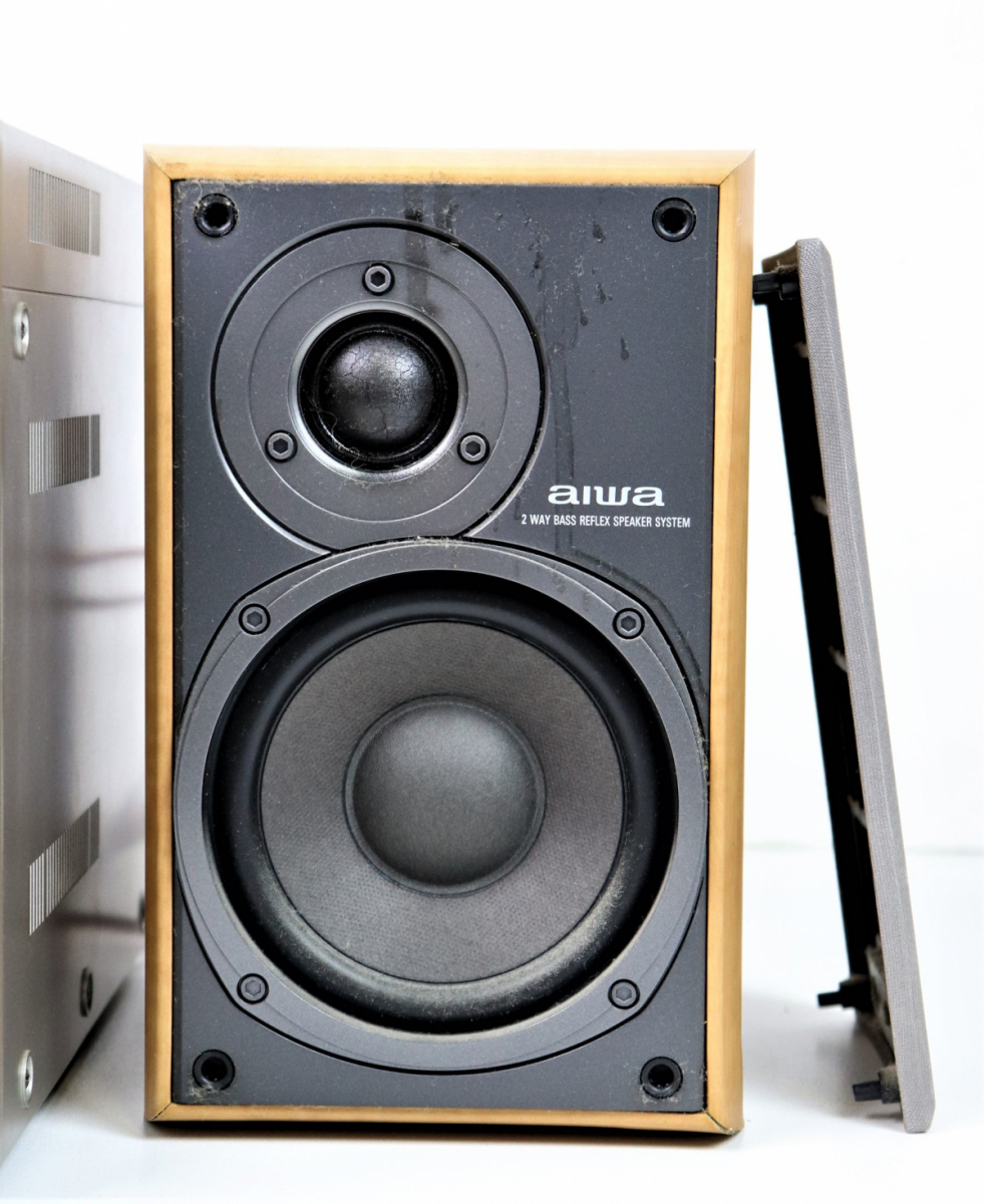 CD動作OK】aiwa CX-LFD5 SX-LFD5 MD STEREO SYSTEM アイワ システム